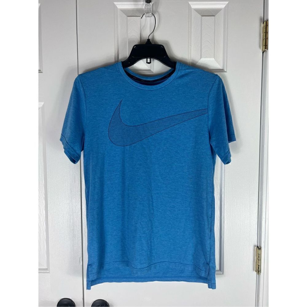 Nike Mens Dri Fit Blue Shirt Size M